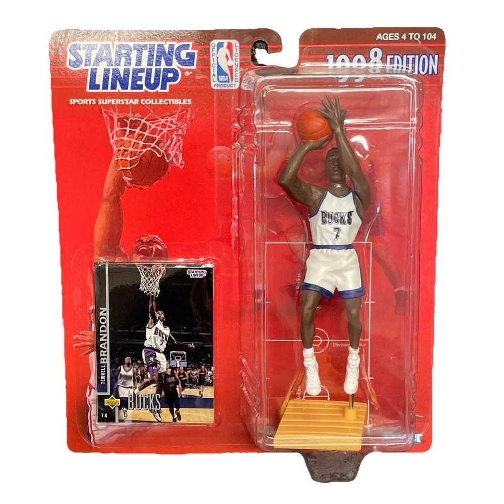 Terrell Brandon Starting Lineup 1998 Edition Figure Milwaukee Bucks